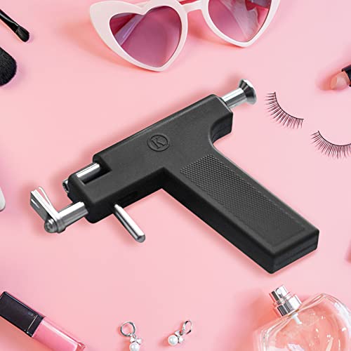 Ear Piercing Gun Kit, Professional Earrings Piercing Kit With 18K Real Gold&S925 Silver Plated Earrings, 20 Stainless Steel Stud Earrings, 20 Sterling Silver Ear Sticks,10 Iodophor Cotton Swabs #TOP1