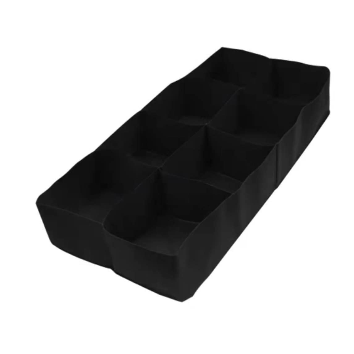 Bolsas de Cultivo de Plantas, lechos de Cultivo de Tela, Bolsas rectangulares, macetas de Tomate y Patatas Transpirables para Plantas Vegetales al Aire Libre y Flores (Negro).