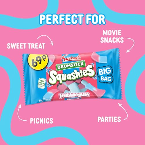 Swizzels Drumstick Squashies sabor chicle 60g x 30 miniatura 2