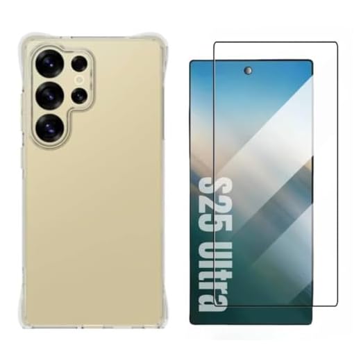 Capa Case Capinha e Película 3D Vidro para Samsung Galaxy S25 Ultra 5G