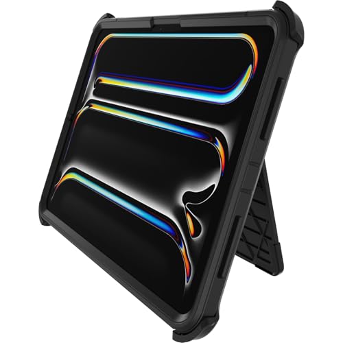 Image of OtterBox Defender Series Case for iPad Pro 11-inch (M4 and M5) - Black | Ultra-Thin, Protective Minimalist Phone Case for Samsung Galaxy, Wireless Charging Compatible, Sleek, Pocket-Friendly Design