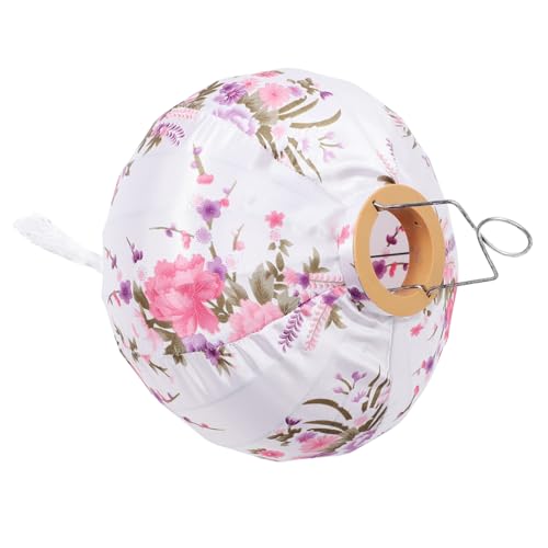 Lanterne décorative asiatique extérieure blanche compacte pour jardin
