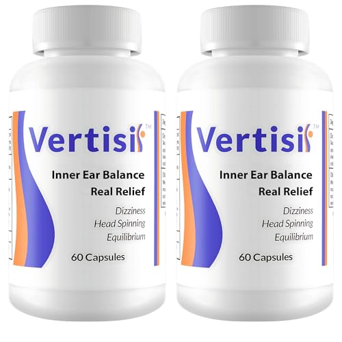 Eradicate Vertigo with Vertisil Real Medicine (60 Capsules) 2 Bottle by Scientific Health