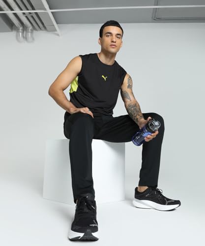 Image of Puma Men's Solid Regular Fit T-Shirt