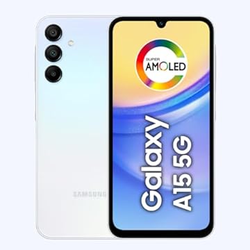 Celular Samsung Galaxy A15 5G 256GB SM-A156M/DS - SM-A156MLBSZTO Azul Claro Quadriband