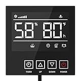 Waykar Remote Control for CPG130A Dehumidifier - Digital Humidity & Temperature Control, Adjustable Humidity Level, 32.8ft Cable, Sensitive Sensor, Easy Installation, Includes Accessories