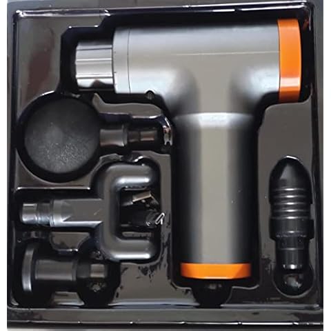 Mini Massage Gun, Muscle Massage Gun Deep Tissue Massager for Back Leg Shoulder, Portable Wireless Massage Gun, 4 Massage Heads Cover