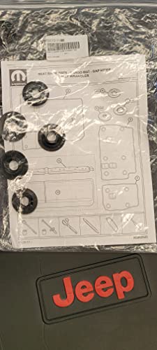 Jeep Wrangler 82215185Ac Molded Cargo Area Tray - Leather Trim Only - Without Gap Hider #TOP1