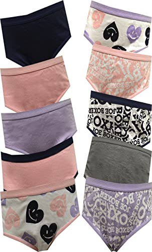 Joe Boxer Girls Girls Pretty Pastels 10 Pack Bikini...