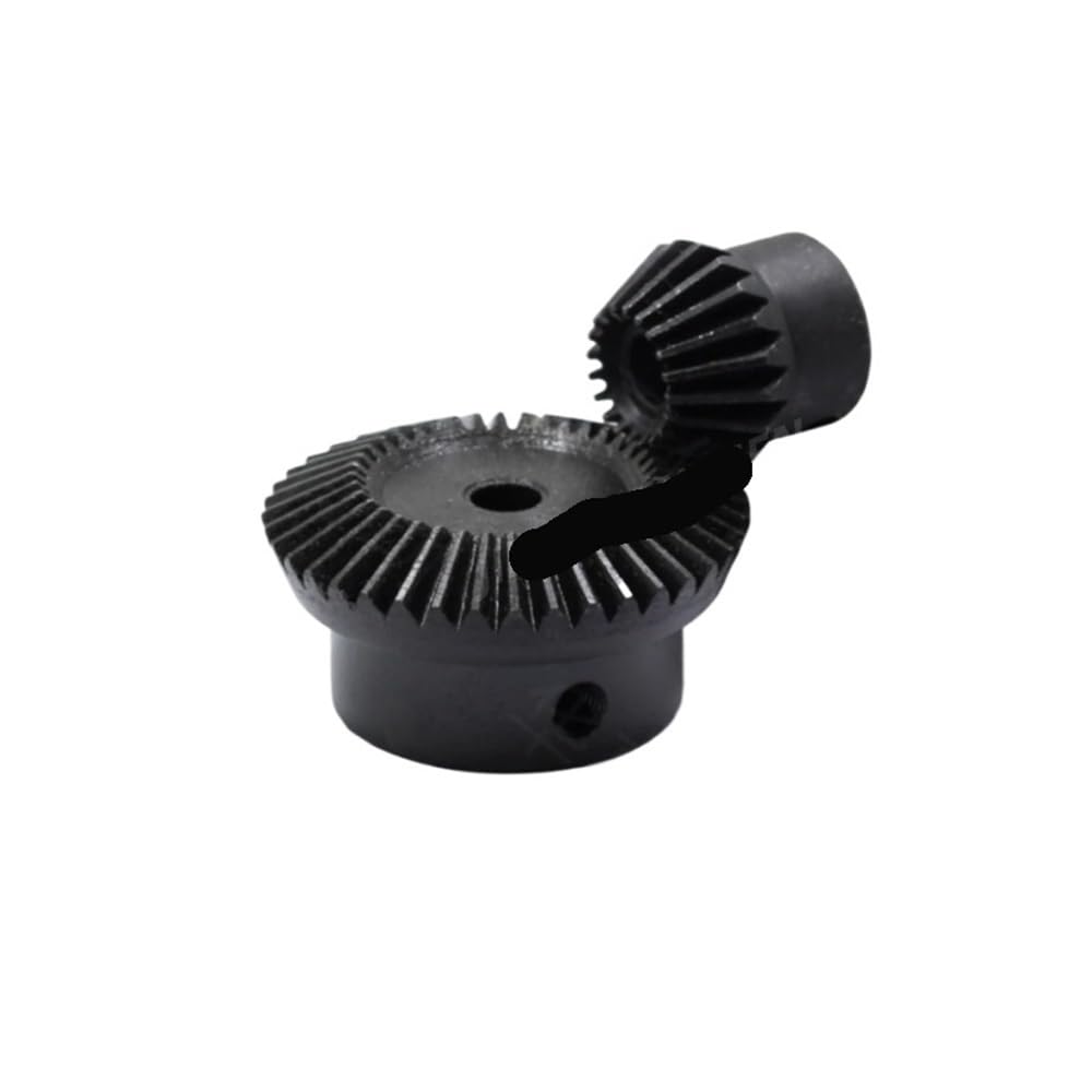 Ingranaggio elicoidale Conico a Spirale 1 Paio 1M /1.5M/2 M 1:1.5/2 Ingranaggio di Trasmissione da 90 Gradi 6/8/10/12/16/18/20mm(Helical 2M 20Tx40T)