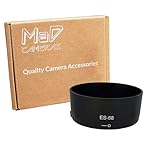 Parasol MaD de bayoneta para Canon EF 50 mm f/1.8 STM. El soporte de bayoneta es específico para la lente, así que comprueba la compatibilidad de tu lente cuidadosamente antes de comprar, debe coincidir exactamente con uno de los indicados.