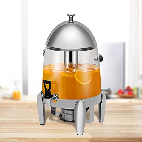 JAYGOVAN 12L Hot Beverage Dispenser Stainless-Steel Coffee Urn & Hot Electric Machine Coffee Chafer Urn Commercial Electric Coffee Urn for Coffee Chocolate Juice Tea Hot & Cold Drinks