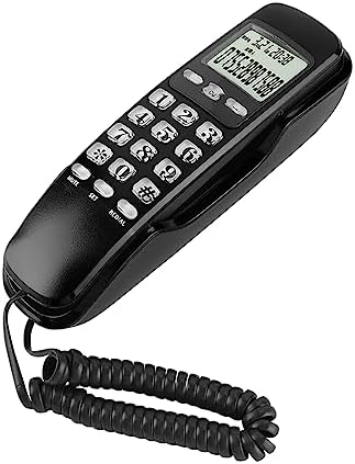 Telefon stacjonarny z uchwytem ściennym elektroniczna aplikacja Comer Electronics telefon stacjonarny telefon ścienny identyfikator dzwoniącego