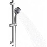BANGPU Shower Slide Bar with Handheld Shower Head Combo, 5-Function Hand Sprayer Wall Mount Slide Ba