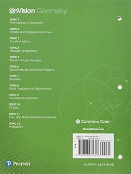 Paperback Envision Aga Common Core Student Companion Geometry Grade 9/10 Copyright2018 Book