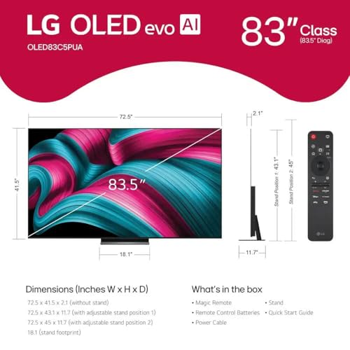 LG 77 inch OLED evo TV