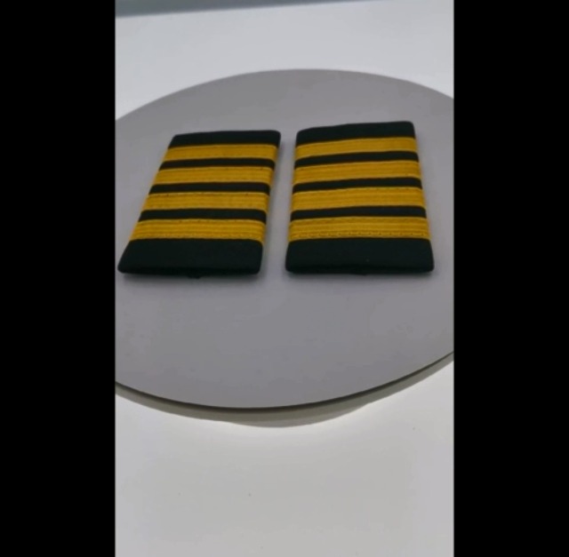 Charreteras (hombreras) De La Marina Real Británica (RN) - Rango WO1, Nuevas, No Emitidas