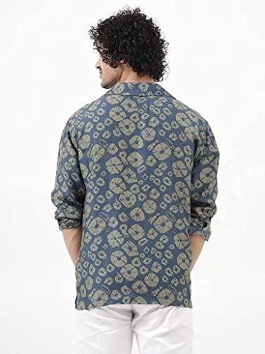 Image of DHRUVI TRENDZ Mens Hawaiian Shirts |Short Sleeve |Casual Button Down| Beach |Vacation| Summer Shirt