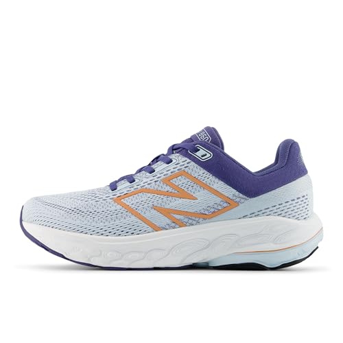 New Balance Women's Fresh Foam X 860 V14 Running Shoe, Frosted Glass/Dream State/Peach Nectar, 8 M