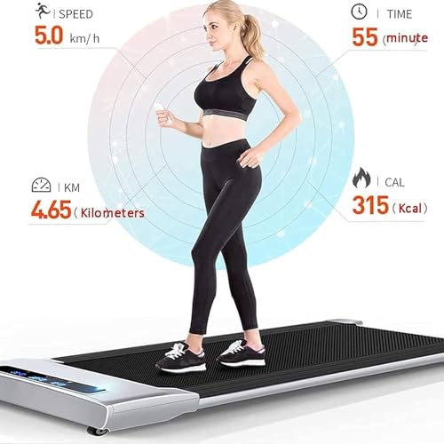 Image of Folding Treadmills Treadmills for Home,Under Desk Treadmill Portable Walking Pad, Adjustable Speed, LCD Screen & Calorie Counter