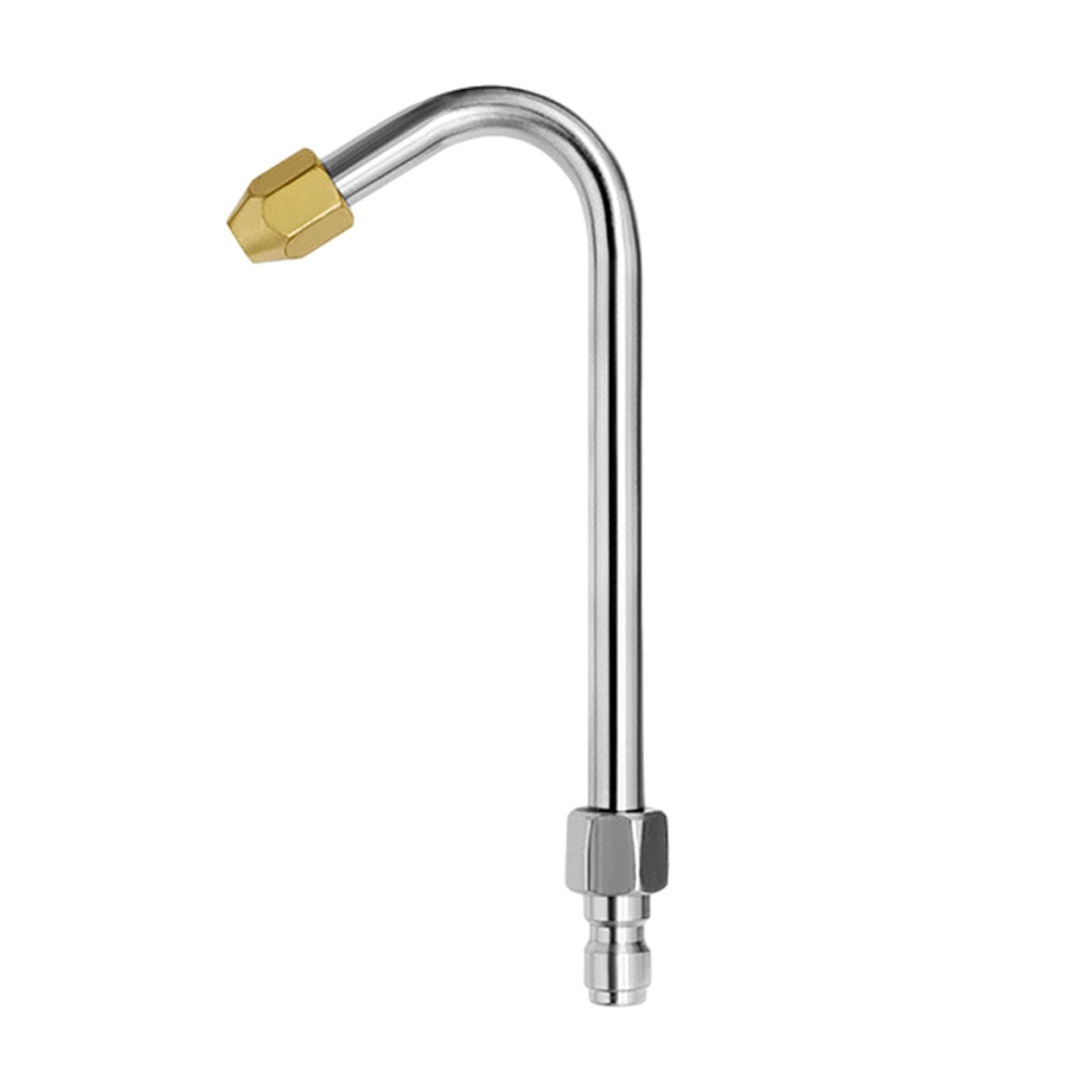 3Pcs Pressure Washer Extension Wand 90° 25° Curved Rod 1/4