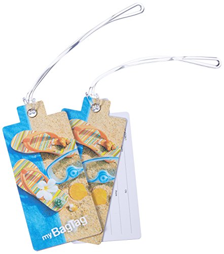 [�}�C�o�b�O�^�O] �y2��1�g�z �I�[�X�g�����A my Bag Tag ���Q�b�W�^�O �wStriped Flip Flops�x MBT BTBEA01-423 ���Q�[�W�^�O �l�[���^�O 10 cm 0.02kg �J���[