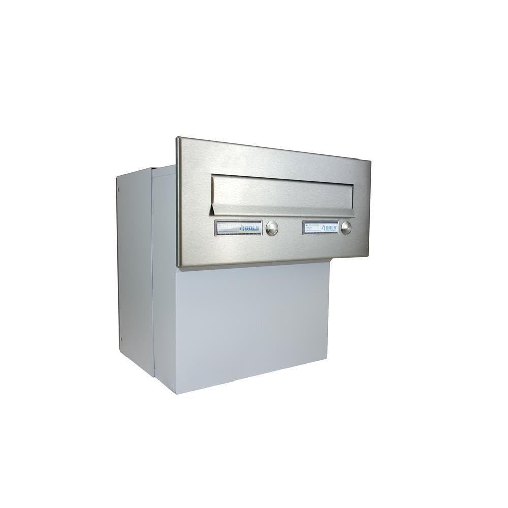 Boîte aux lettres XXL en acier inoxydable F-042 profondeur réglable pour grande maison