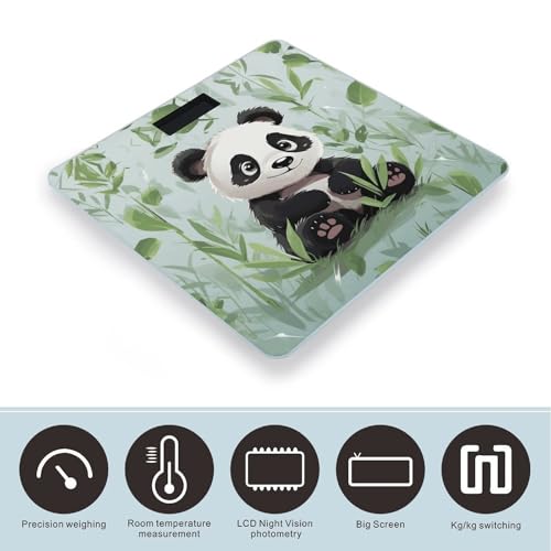 Báscula digital Panda Bamboo para peso corporal hasta 180 kg miniatura 3