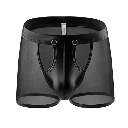 PIIKNUO Herren Boxershorts Sexy Unterwäsche Verführerische Erotische Boxer-Shorts für Männer Herren Pants Sexy Weiche Mesh-Unterhose Durchscheinende Unterwäsche Eng Anliegend (M) PIIKNUO Herren Boxershorts Sexy Unterwäsche Verführerische Erotische Boxer-Shorts für Männer Herren Pants Sexy Weiche Mesh-Unterhose Durchscheinende Unterwäsche Eng Anliegend (M)