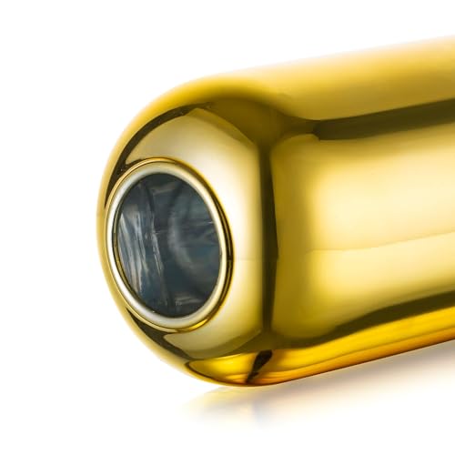Glasseam GOLDEN VASE Gold Bud Vases For Centerpieces: Modern Blown Glass Vases thumb #7