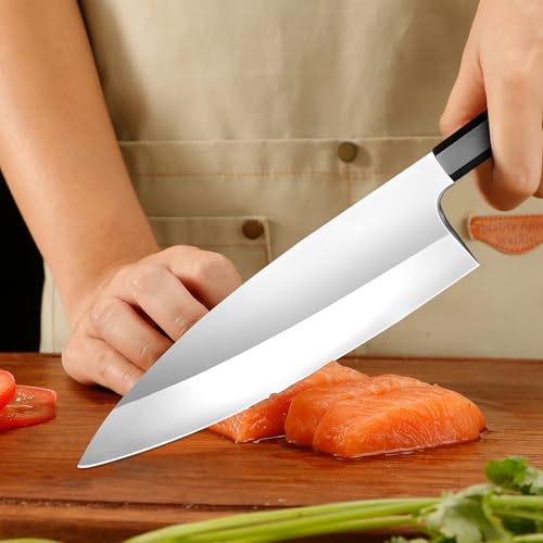 Plys Deba Knife Japanese Kitchen Knives 8.3 Inch Single Edge Stainless Steel Blades thumb #5