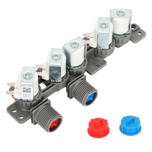 2026 UPGRADED AJU73213301 AJU75152601 5221EA1008F Washer Water Inlet Valve fits for Kenmore LG Washers WT7200CW WT4801CW WT1201CW WT5680HVA WT1101CW WT7200CV WT7600HKA WT7500CW 10-year Warranty