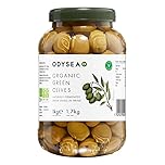 Odysea Organic Green Olives in Brine, 1kg