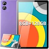 JXCNSNW 10.1' Inch Android Tablet, 4G LTE Dual SIM, 8GB RAM 128GB Storage,Supports 1TB Micro Card, 1920 1200 Full HD IPS Touchscreen,Dual Camera, WiFi/WLAN/Bluetooth/GPS (Purple, 128 GB)