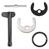 Befestigungsset-Set für Waschbecken und Spülbecken,Wasserhahn Befestigung Zubehör,Dichtung Armatur, Armaturen Montageset,Küchenarmatur Unterlegscheiben Muttern Mit Schrauben Schraubenschlüssel