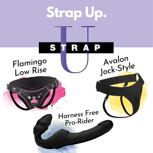 Strap U Bodice Corset Style Strap On Harness For Women, Men And Adult Couples, Fully Adjustable Waist, Vegan Friendly Leatherette Wearable Gothic Belt, Fits Dildos Up To 1.65 Inches In Girth, Black #TOP4