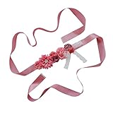 cinturon flores vestido coral ❤ Ideal para maternidad, bodas, damas de honor, vestidos, vestidos de niñas con flores o niñas y bebés, fotos de maternidad, bodas, fiestas de bienvenida al bebé, fotografía de recién nacidos