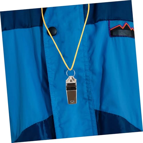 18 Pitos de Acero Inoxidable con Cordones para Árbitros y Actividades miniatura 6