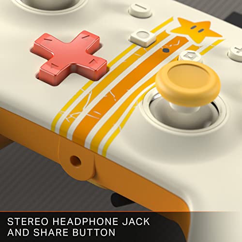 PowerA Enhanced Wired Controller for Nintendo Switch - Mario Vintage Star - Thumbnail 5