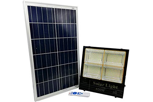 Yasta Faro led 400W pannello solare luce calda