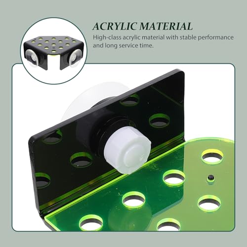 Support corail fluorescent vert double couche pour croissance optimale
