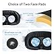 AMVR Verbessertes Komplettes Lüftungsdesign Comfort Face Pad Facial Interface Cover Kompatibel mit Meta/Oculus Quest 3S Zubehör,Patentierter Z-förmiger Maskenhalter,with PU/Ice Silk Cotton Cushion