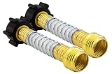 RecPro RV Flexible Kink Free Hose Protector | Garden Hose Extension Adapter | Heavy Duty (2)