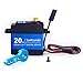 SUNFOUNDER 20KG Servomotor High Torque Servo, SF3218MG Metal Gear Digital Servo, Wasserdicht, AluminiumGehäuse, Steuerwinkel 270° für RC Roboterautos