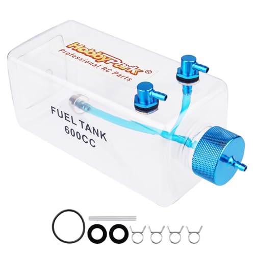 HobbyPark RC Gas Fuel Tanks Fuel Bottle for RC Gasoline Airplane Gas Engine (600CC)