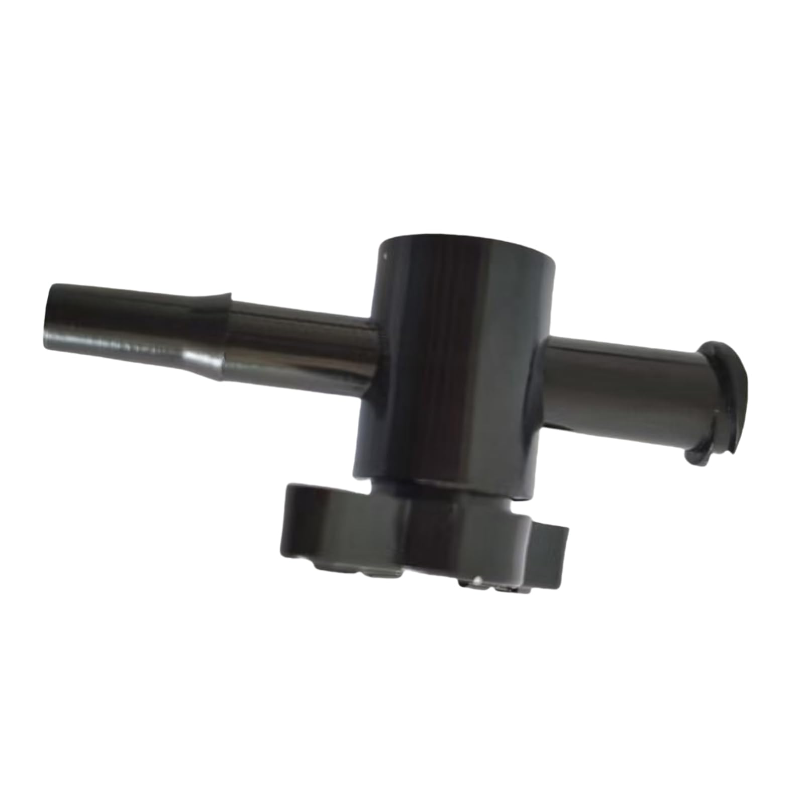 Válvula de llave de paso de 2 vías de 100 piezas-conexiones hembra a púas-llave de paso de plástico duradera for laboratorio,(Black)