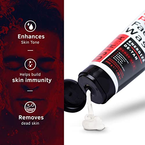 Ustraa Power Face Wash Energize and De-Tan - 200g - Dermatologically Tested, No Sulphates, No Parabens, No Silicone, No Mineral Oil - Image 2
