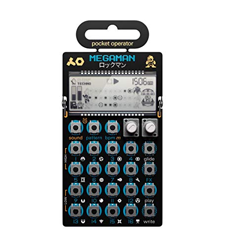 teenage engineering Pocket Operator PO-128 Mega Man Live Synthesizer and Sequencer in conjunction with Capcom