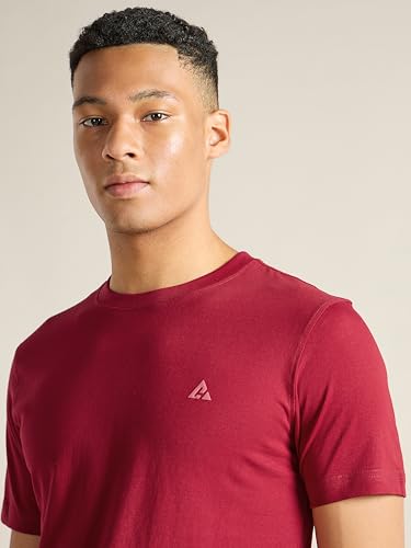 Image of Clans & Hans Men's Super Combed Cotton T Shirt, Regular Fit Round Neck Tshirt, Half Sleeves, Plain T-Shirt for Men