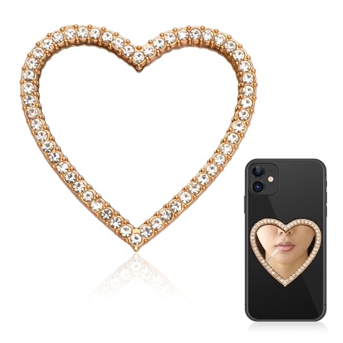 PEUTIER Smartphone Mirror Decal - Adhesive Diamond Bling Sticker,...